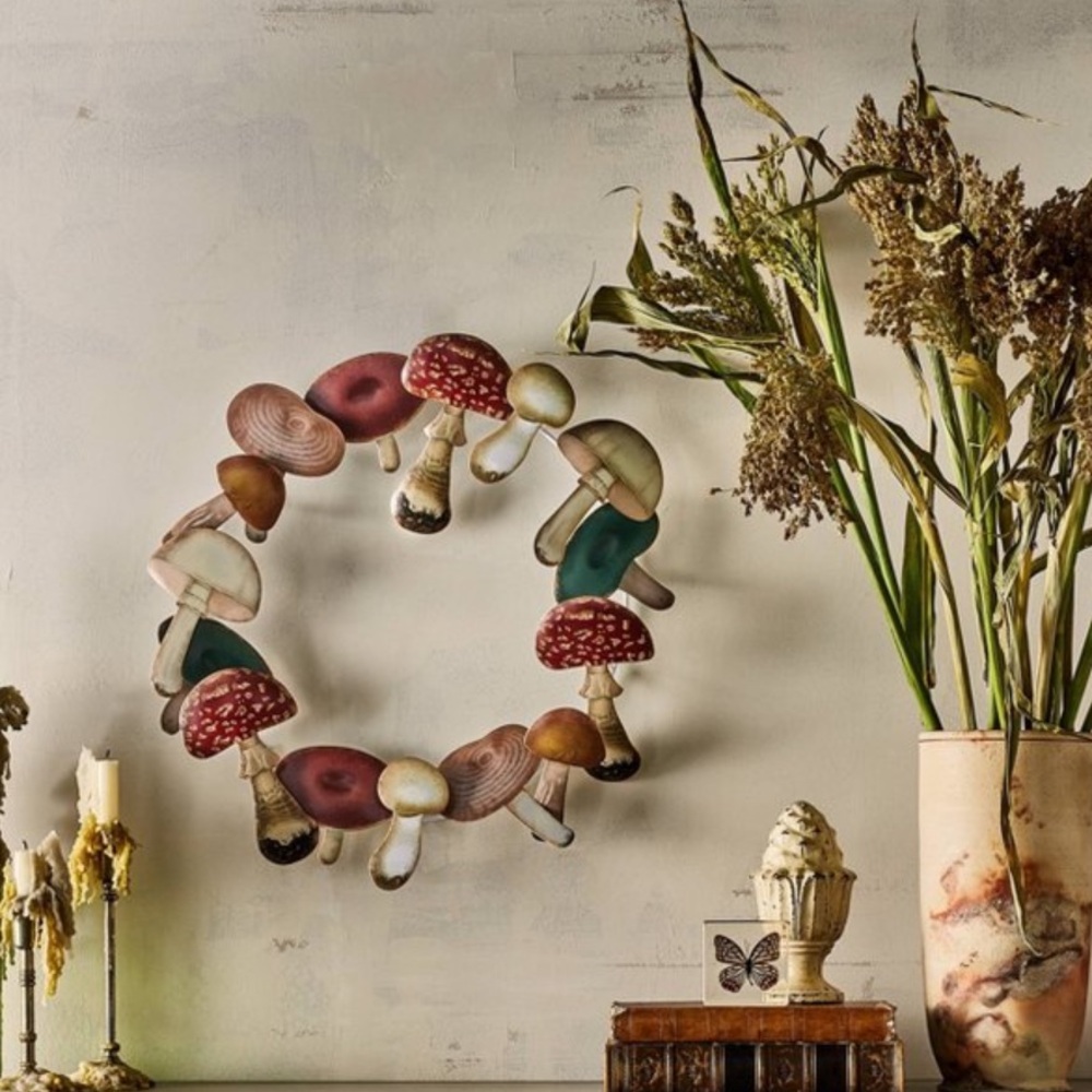 John Derian mushroom wreath - Picture 6 of 7